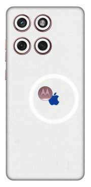Motorola Phone Skins (All Models) - iPhone Magsafe Logo - 3D Embossed Finish (L-320) Motorola Edge 60 Fusion (5G)