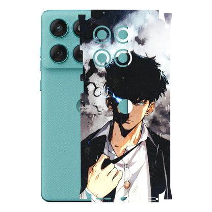 Motorola Phone Skins (All Models) - Sung Jinwoo Manhwa Anime - 3D Embossed Finish (L-328) Motorola Edge 60 Fusion (5G)