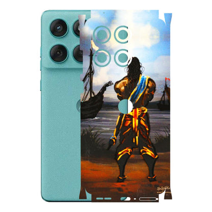 Motorola Phone Skins (All Models) - Heavenly God Figure - 3D Embossed Finish (L-34) Motorola Edge 60 Fusion (5G)