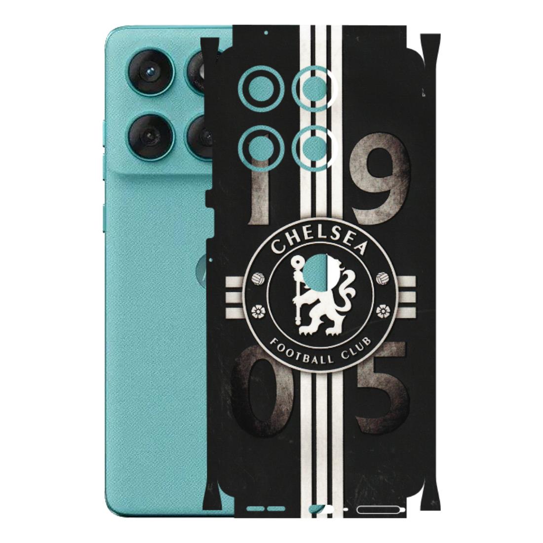 Motorola Phone Skins (All Models) - Chelsea Fan Club - 3D Embossed Finish (L-36) Motorola Edge 60 Fusion (5G)