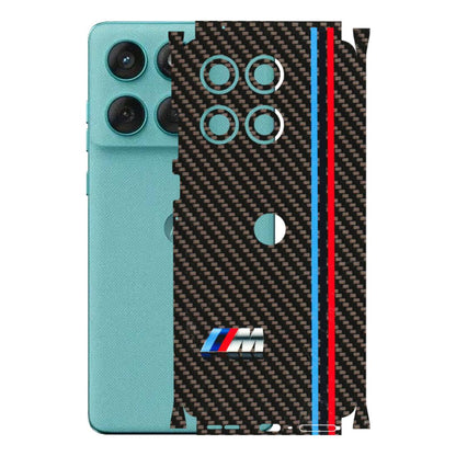 Motorola Phone Skins (All Models) - BM Carbon Fiber Feels - 3D Embossed Finish (L-38) Motorola Edge 60 Fusion (5G)