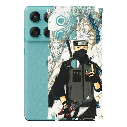 Motorola Phone Skins (All Models) - Kakashi Hatake Naruto Anime - 3D Embossed Finish (L-46) Motorola Edge 60 Fusion (5G)