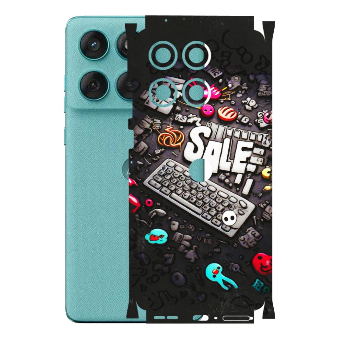 Motorola Phone Skins (All Models) - Gadgets Sale - 3D Embossed Finish (L-50) Motorola Edge 60 Fusion (5G)