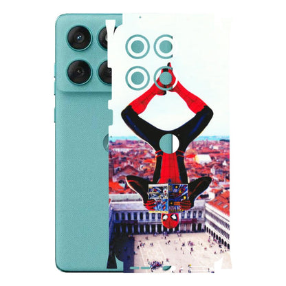 Motorola Phone Skins (All Models) - Spiderman Hanging - 3D Embossed Finish (L-53) Motorola Edge 60 Fusion (5G)