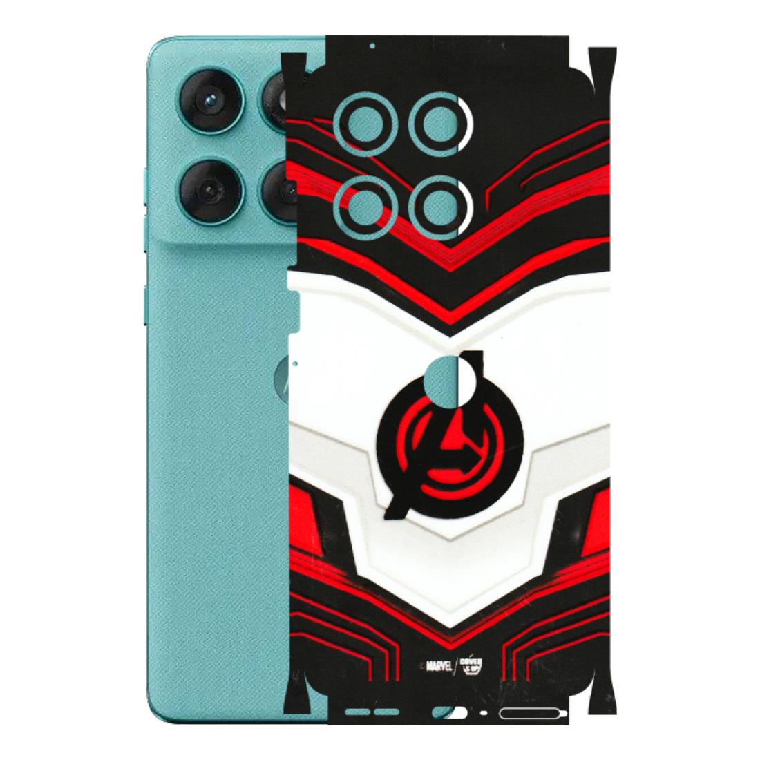 Motorola Phone Skins (All Models) - Avengers Logo - 3D Embossed Finish (L-55) Motorola Edge 60 Fusion (5G)