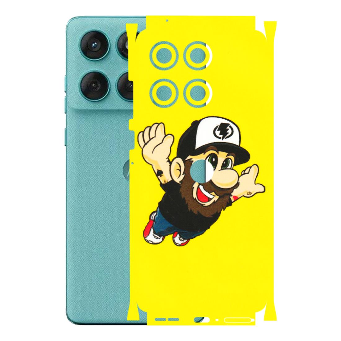Motorola Phone Skins (All Models) - Flying Beardo - 3D Embossed Finish (L-60) Motorola Edge 60 Fusion (5G)