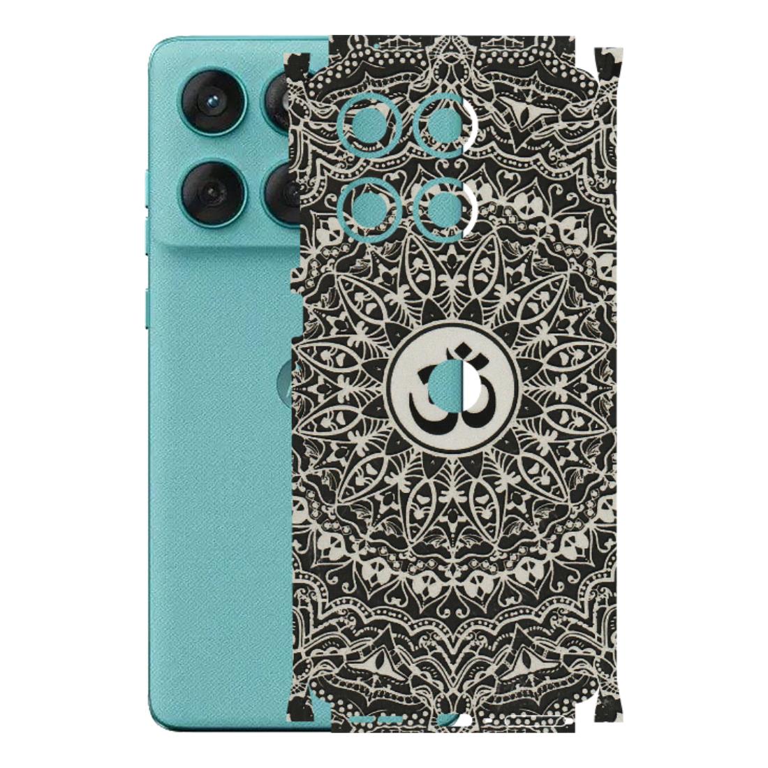 Motorola Phone Skins (All Models) - Aum Elegant Mandala - 3D Embossed Finish (L-62) Motorola Edge 60 Fusion (5G)