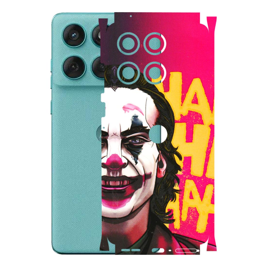 Motorola Phone Skins (All Models) - Joker Evil Laugh - 3D Embossed Finish (L-97) Motorola Edge 60 Fusion (5G)