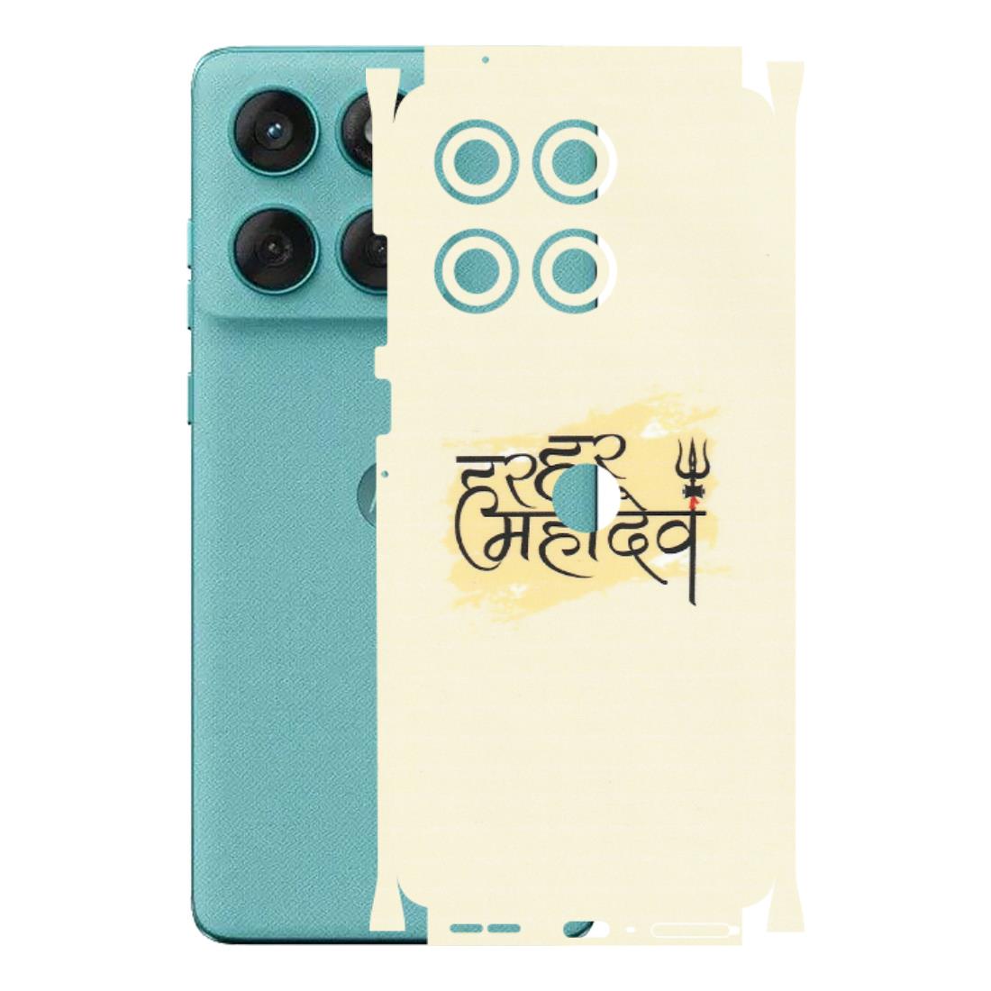 Motorola Phone Skins (All Models) - Har Har Mahadev - Matte Finish (M-10) Motorola Edge 60 Fusion (5G)