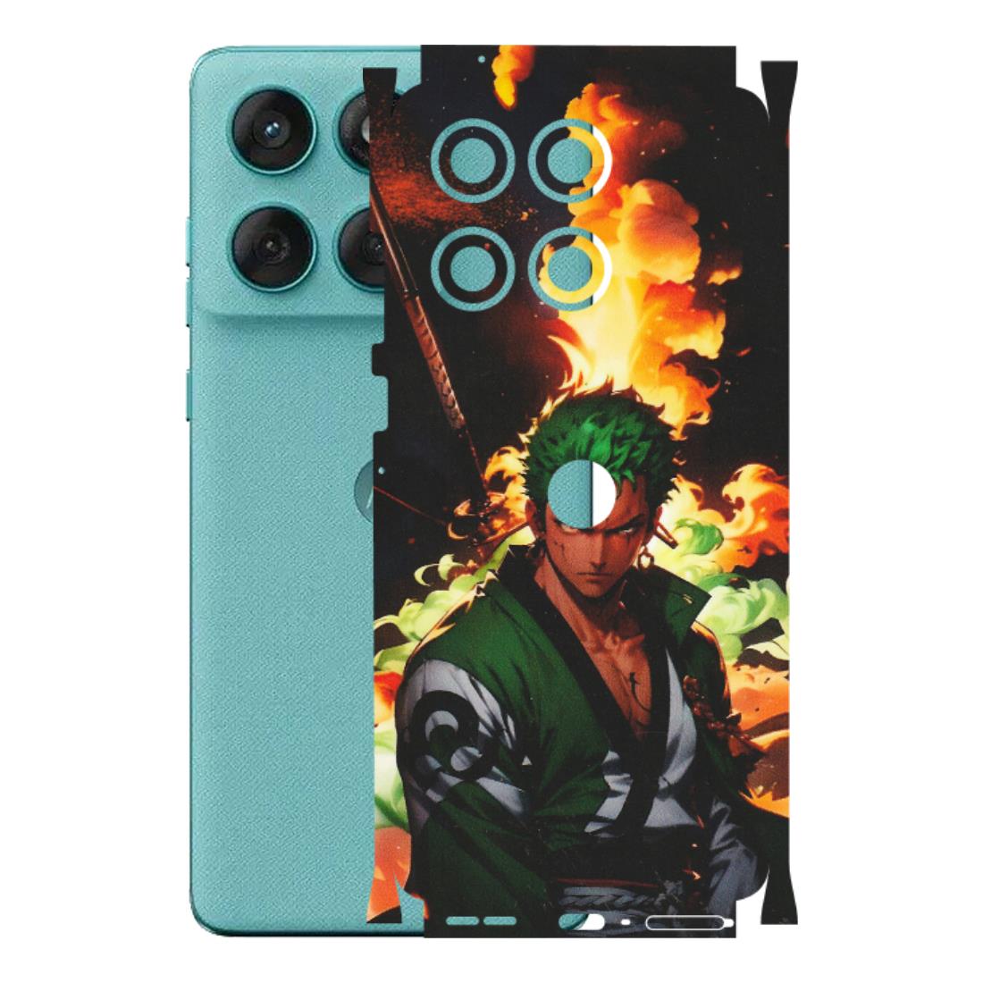 Motorola Phone Skins (All Models) - Roronoa Zoro - Matte Finish (M-102) Motorola Edge 60 Fusion (5G)