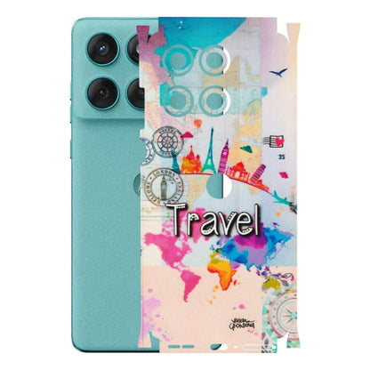 Motorola Phone Skins (All Models) - Travel The Wonders - Matte Finish (M-108) Motorola Edge 60 Fusion (5G)