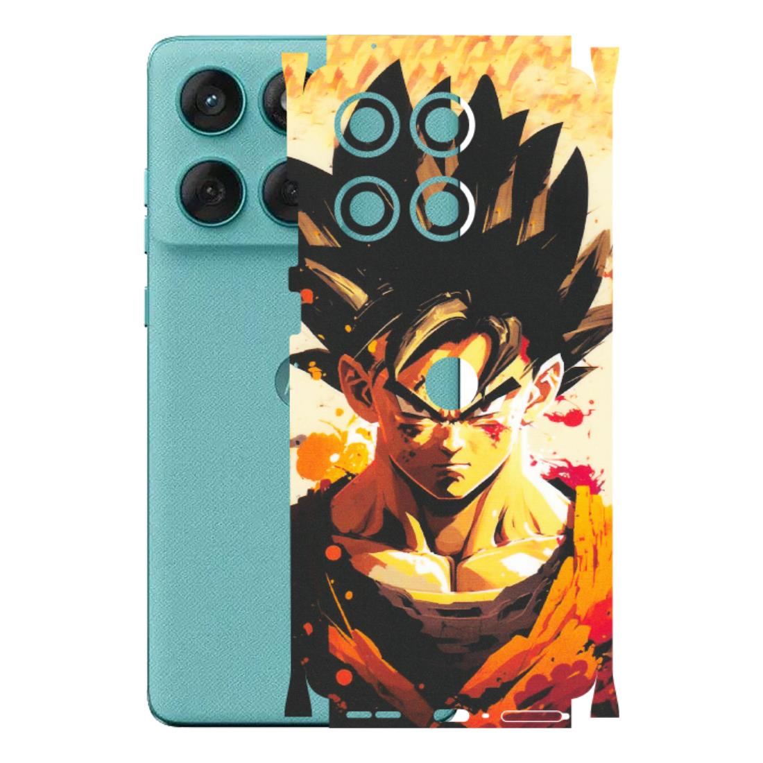 Motorola Phone Skins (All Models) - Angry Goku - Matte Finish (M-12) Motorola Edge 60 Fusion (5G)