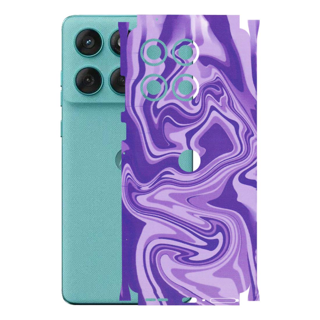 Motorola Phone Skins (All Models) - Hazy Purple Nights - Matte Finish (M-14) Motorola Edge 60 Fusion (5G)