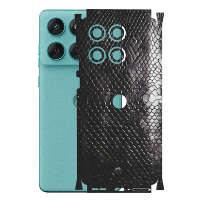 Motorola Phone Skins (All Models) - Black Snack Leather - Matte Finish (M-147) Motorola Edge 60 Fusion (5G)