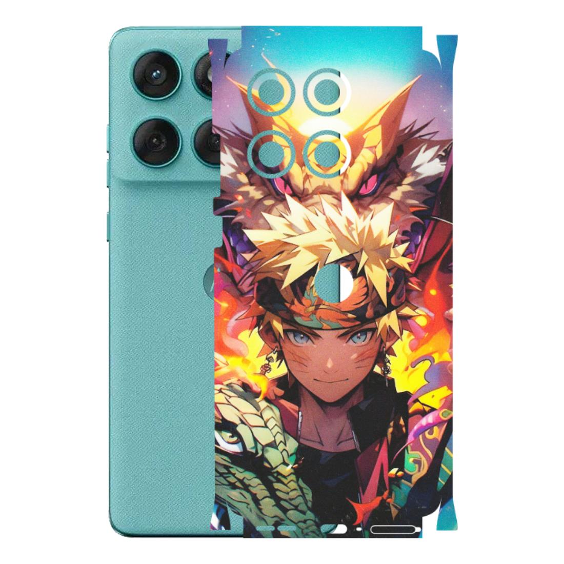 Motorola Phone Skins (All Models) - Angry Naruto Anime - Matte Finish (M-148) Motorola Edge 60 Fusion (5G)