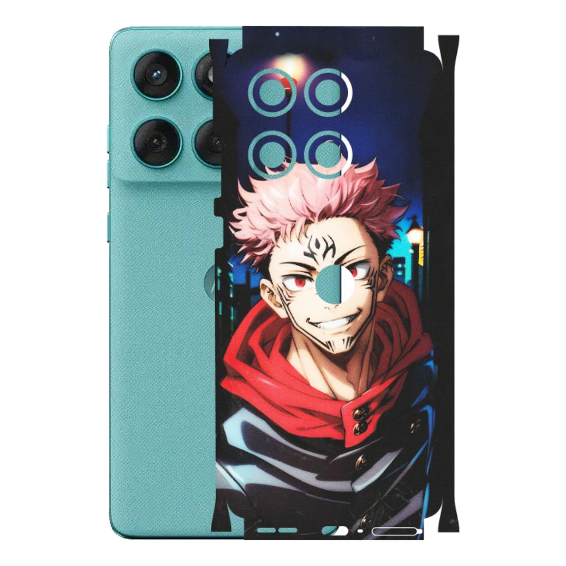 Motorola Phone Skins (All Models) - Yuji Itadori Funny Face Anime - Matte Finish (M-152) Motorola Edge 60 Fusion (5G)