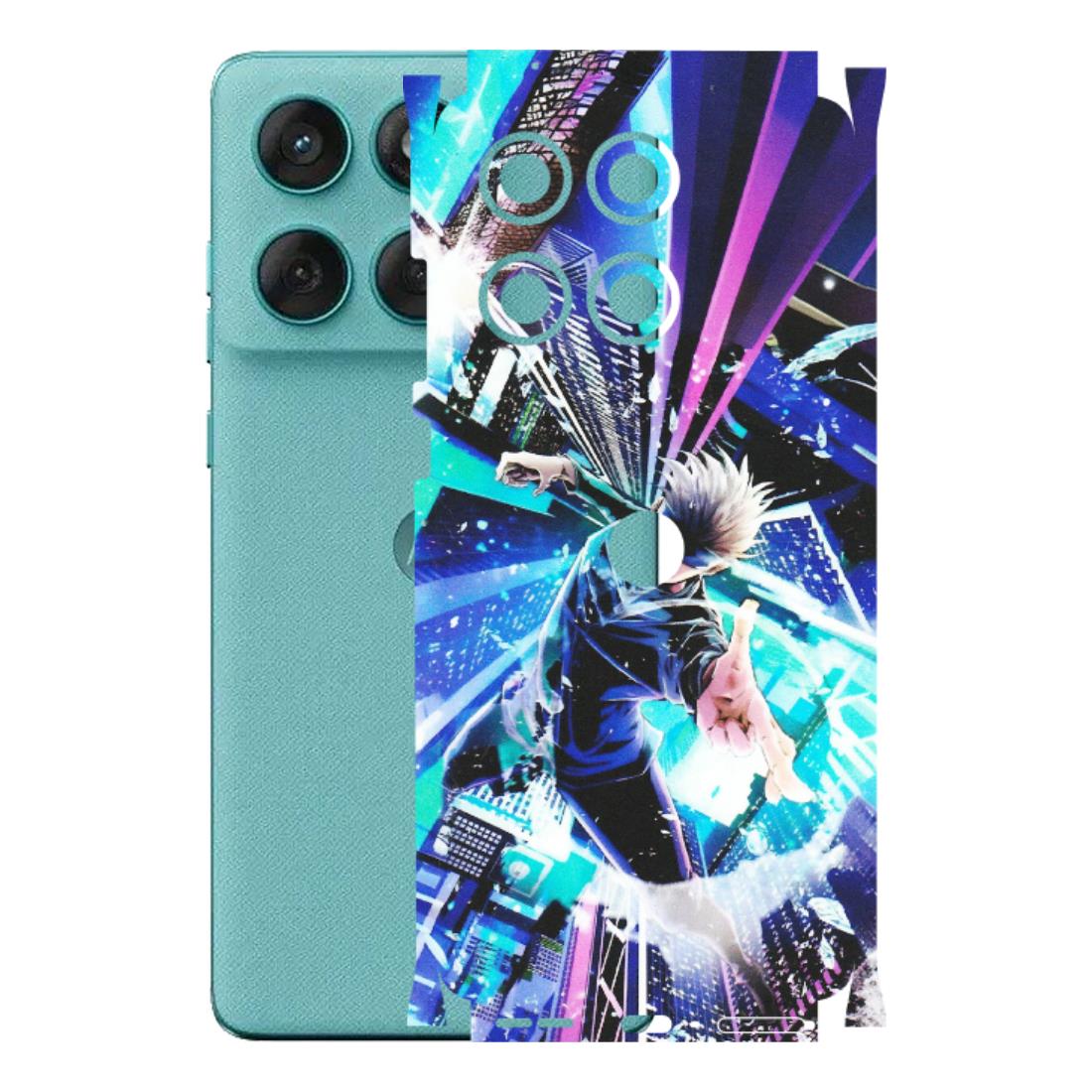 Motorola Phone Skins (All Models) - Manga Action Jujustu Kaisen Anime - Matte Finish (M-155) Motorola Edge 60 Fusion (5G)