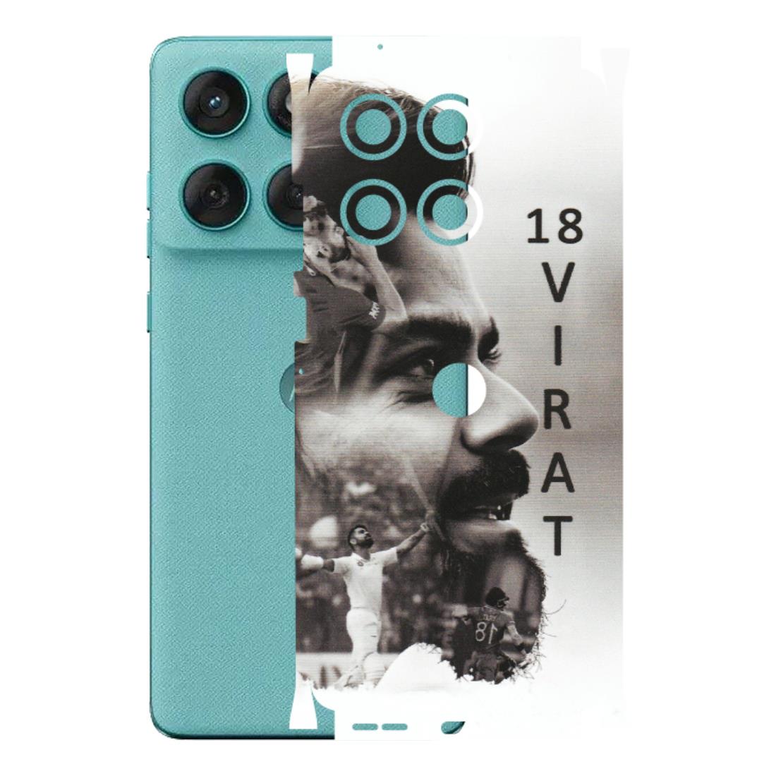 Motorola Phone Skins (All Models) - Virat Kohli Cricketer - Matte Finish (M-163) Motorola Edge 60 Fusion (5G)