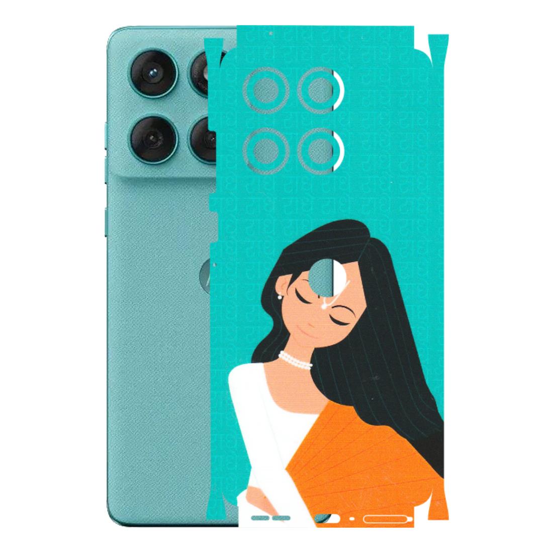 Motorola Phone Skins (All Models) - Radhe Radhe With Hindu Symbol - Matte Finish (M-164) Motorola Edge 60 Fusion (5G)