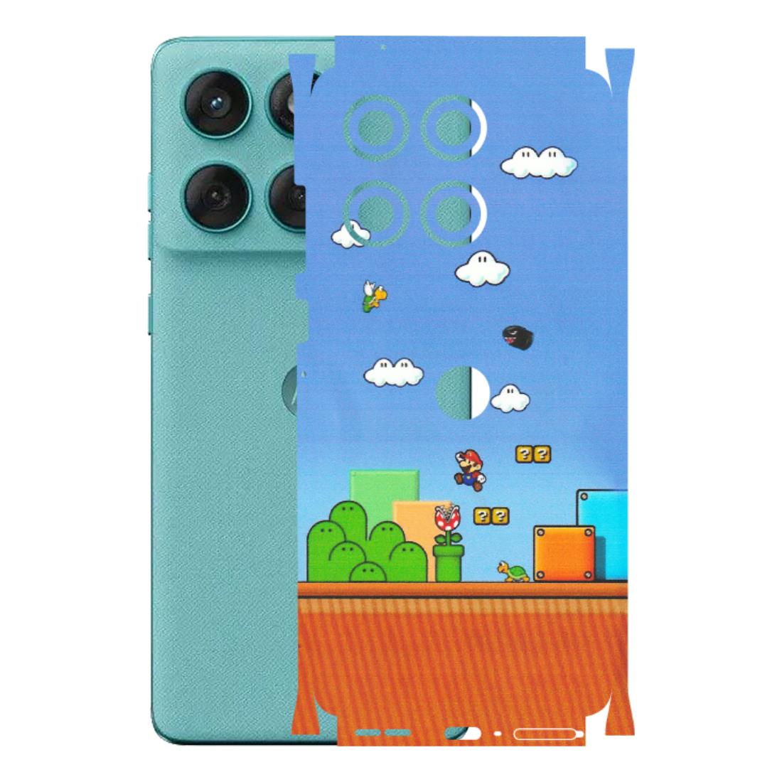 Motorola Phone Skins (All Models) - Mario Game Scene - Matte Finish (M-24) Motorola Edge 60 Fusion (5G)