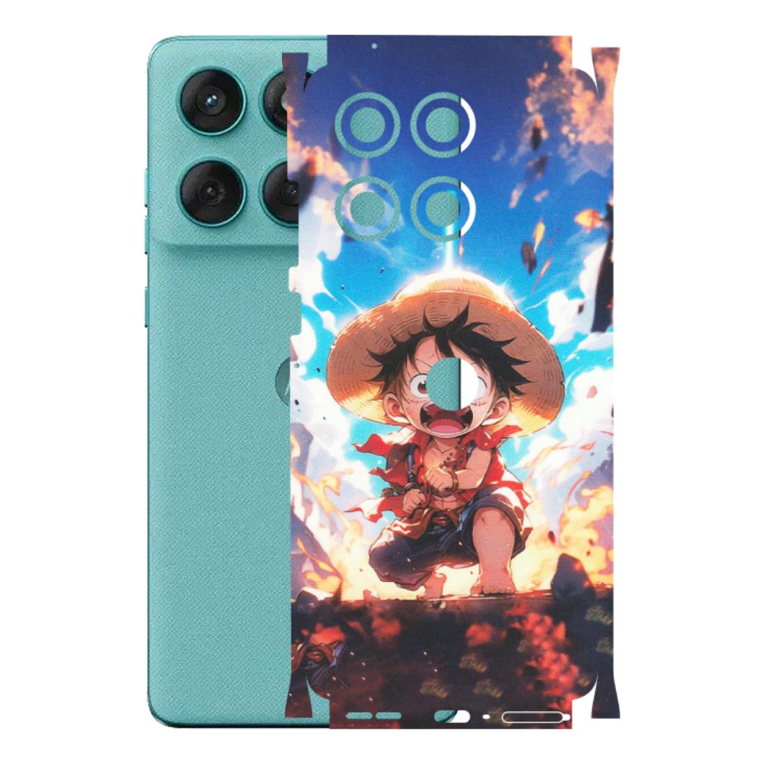 Motorola Phone Skins (All Models) - Toon One Piece Cute Character - Matte Finish (M-35) Motorola Edge 60 Fusion (5G)