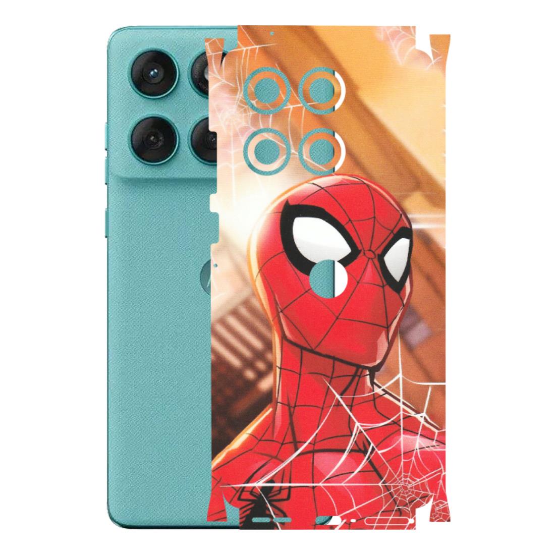Motorola Phone Skins (All Models) - Spiderman Face New - Matte Finish (M-41) Motorola Edge 60 Fusion (5G)