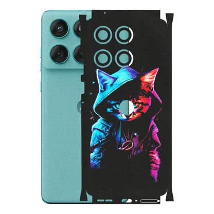 Motorola Phone Skins (All Models) - Cyberpunk Cat - Matte Finish (M-45) Motorola Edge 60 Fusion (5G)