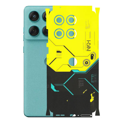 Motorola Phone Skins (All Models) - Black Yellow Technica - Matte Finish (M-53) Motorola Edge 60 Fusion (5G)