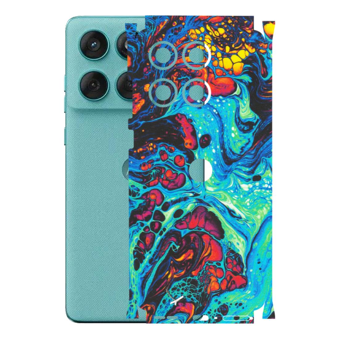 Motorola Phone Skins (All Models) - Majestic Galactic Marbel - Matte Finish (M-85) Motorola Edge 60 Fusion (5G)