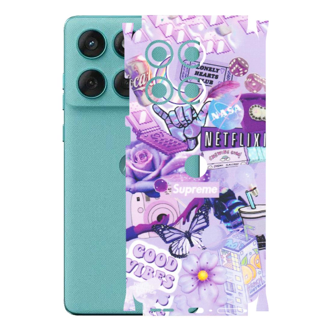 Motorola Phone Skins (All Models) - Supreme Purple Magic - Matte Finish (M-88) Motorola Edge 60 Fusion (5G)
