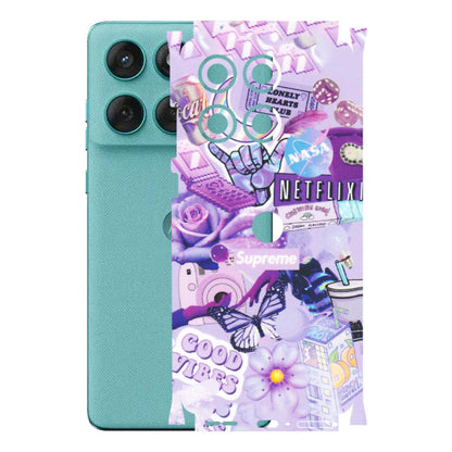 Motorola Phone Skins (All Models) - Supreme Purple Magic - Matte Finish (M-88) Motorola Edge 60 Fusion (5G)