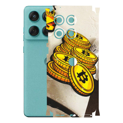 Motorola Phone Skins (All Models) - Billionaire Bitcoin Collection - Matte Finish (M-92) Motorola Edge 60 Fusion (5G)