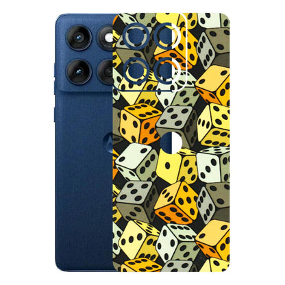 Motorola Phone Skins (All Models) - Dices Of Life - 3D Embossed Finish (L-04) Motorola Edge 60