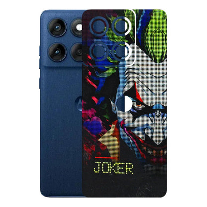 Motorola Phone Skins (All Models) - Joker Dot Matrix - 3D Embossed Finish (L-08) Motorola Edge 60