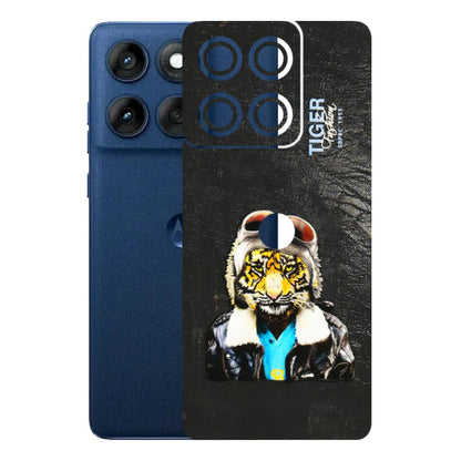 Motorola Phone Skins (All Models) - Rider Tiger - 3D Embossed Finish (L-113) Motorola Edge 60