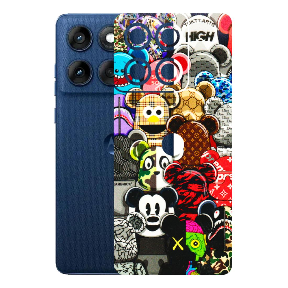 Motorola Phone Skins (All Models) - More Mickey Mouses - 3D Embossed Finish (L-118) Motorola Edge 60