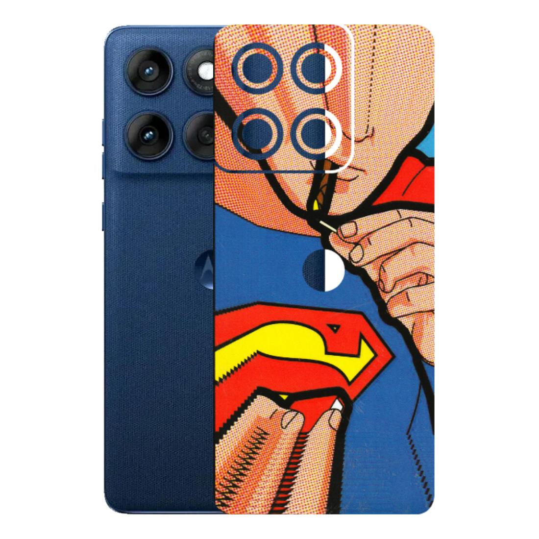 Motorola Phone Skins (All Models) - Superman Sutta - 3D Embossed Finish (L-130) Motorola Edge 60