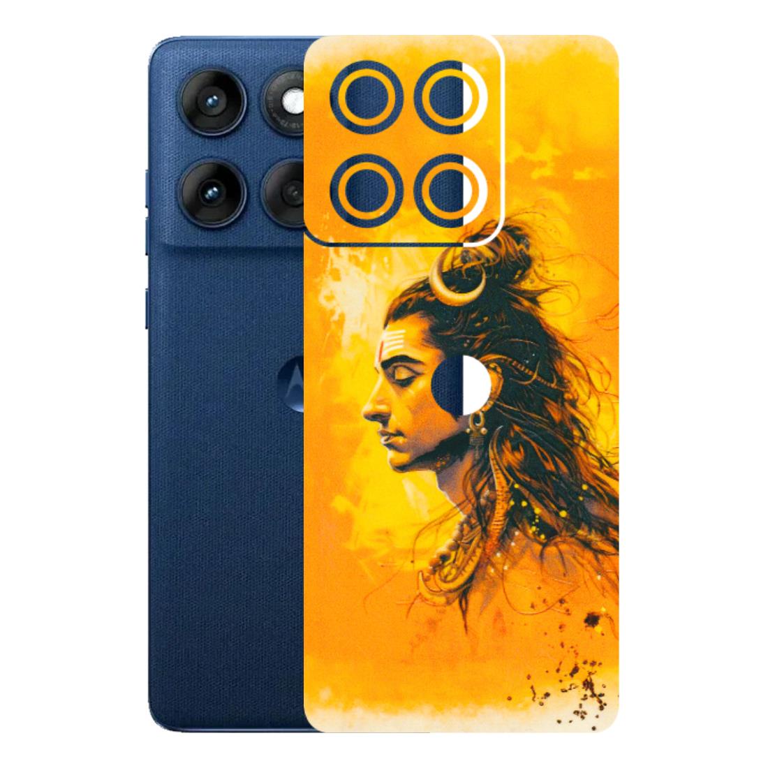 Motorola Phone Skins (All Models) - Shiv Shakti - 3D Embossed Finish (L-14) Motorola Edge 60