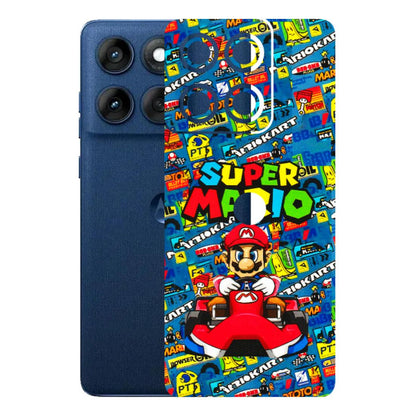 Motorola Phone Skins (All Models) - Super Mario Kart - 3D Embossed Finish (L-140) Motorola Edge 60