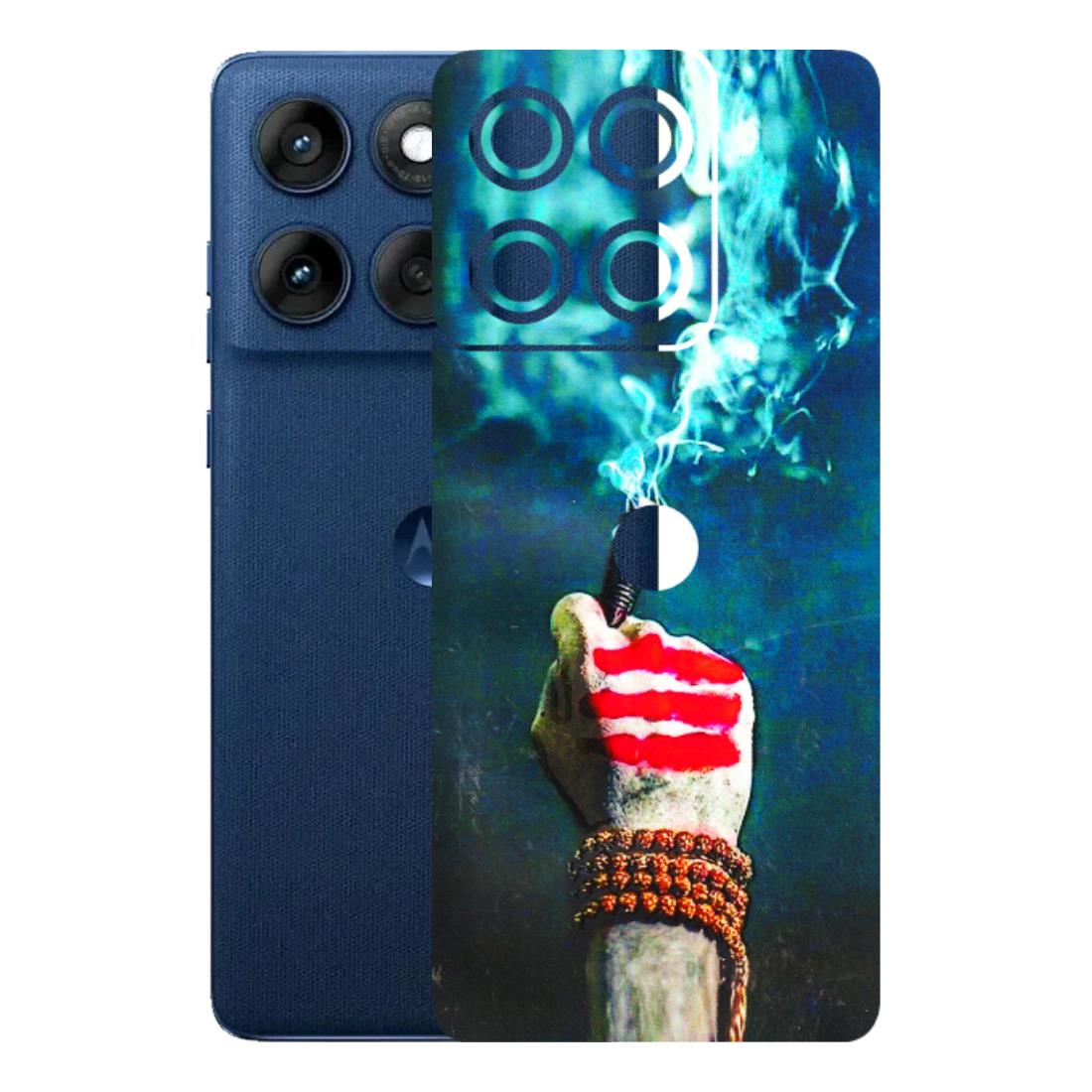 Motorola Phone Skins (All Models) - Mahadev Bhakt - 3D Embossed Finish (L-146) Motorola Edge 60