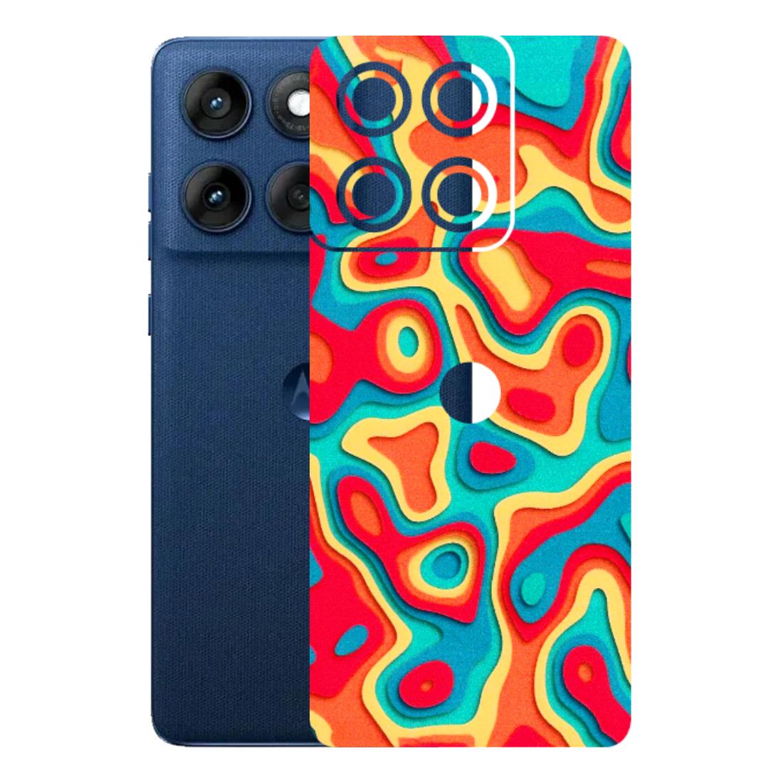 Motorola Phone Skins (All Models) - Abstract Swirl - 3D Embossed Finish (L-150) Motorola Edge 60