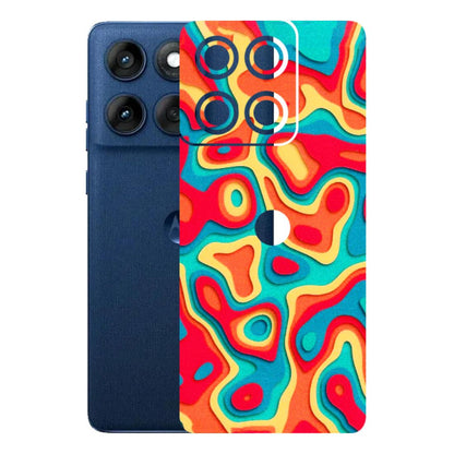 Motorola Phone Skins (All Models) - Abstract Swirl - 3D Embossed Finish (L-150) Motorola Edge 60