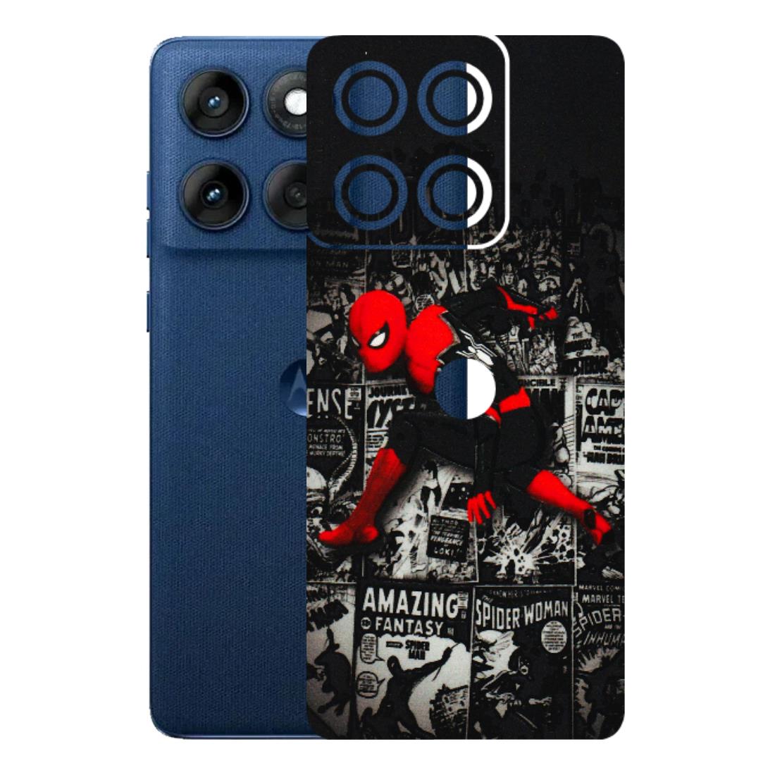Motorola Phone Skins (All Models) - SpiderMan New - 3D Embossed Finish (L-162) Motorola Edge 60