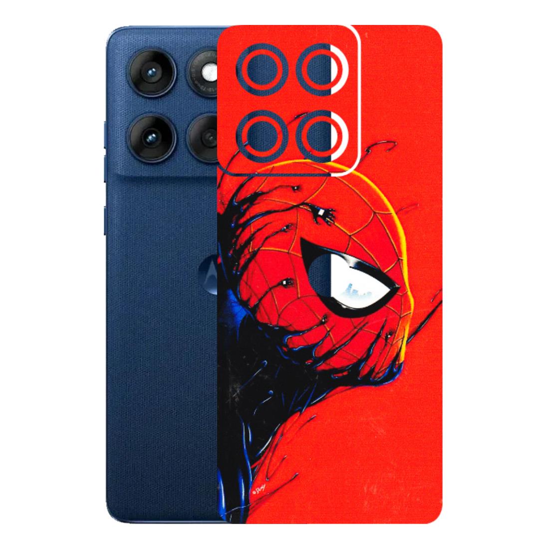 Motorola Phone Skins (All Models) - Spiderman Face Venom - 3D Embossed Finish (L-165) Motorola Edge 60