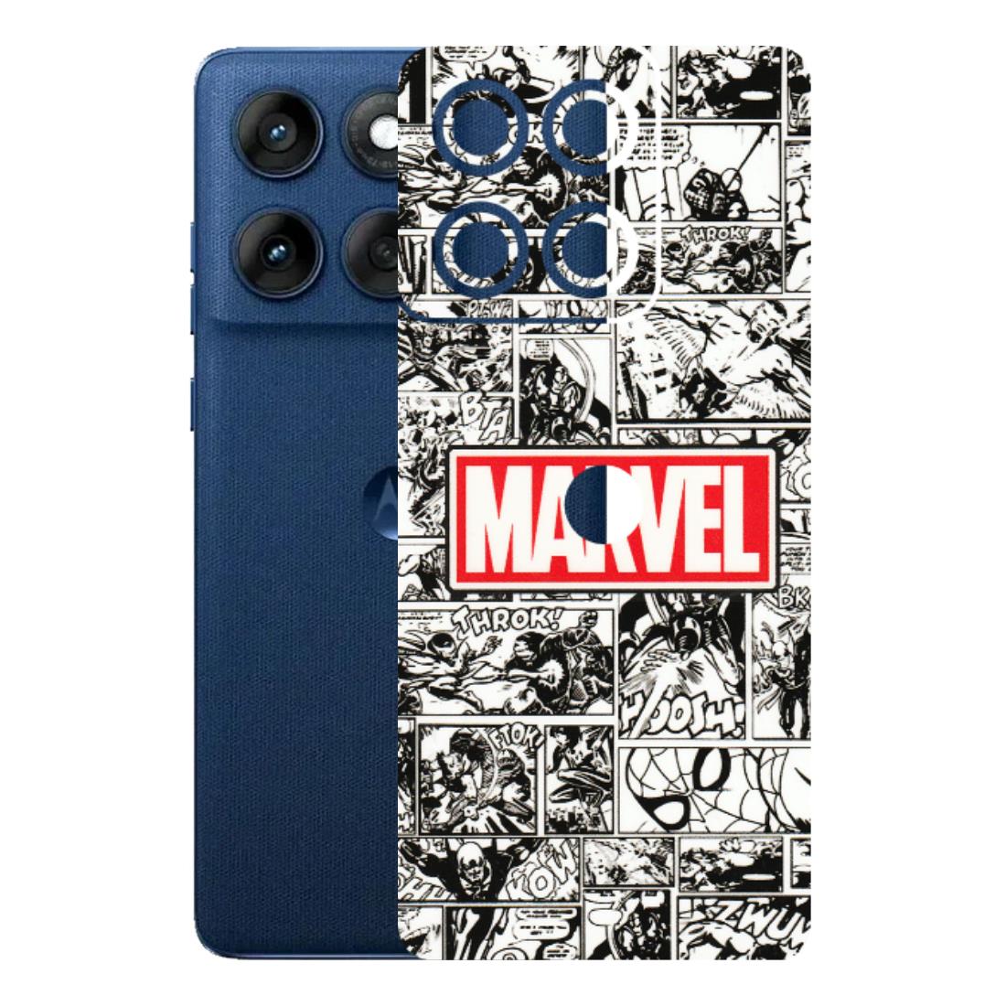 Motorola Phone Skins (All Models) - Marvel Comic - 3D Embossed Finish (L-171) Motorola Edge 60