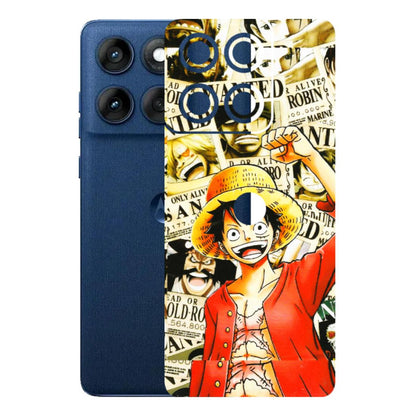 Motorola Phone Skins (All Models) - Luffy Anime - 3D Embossed Finish (L-177) Motorola Edge 60