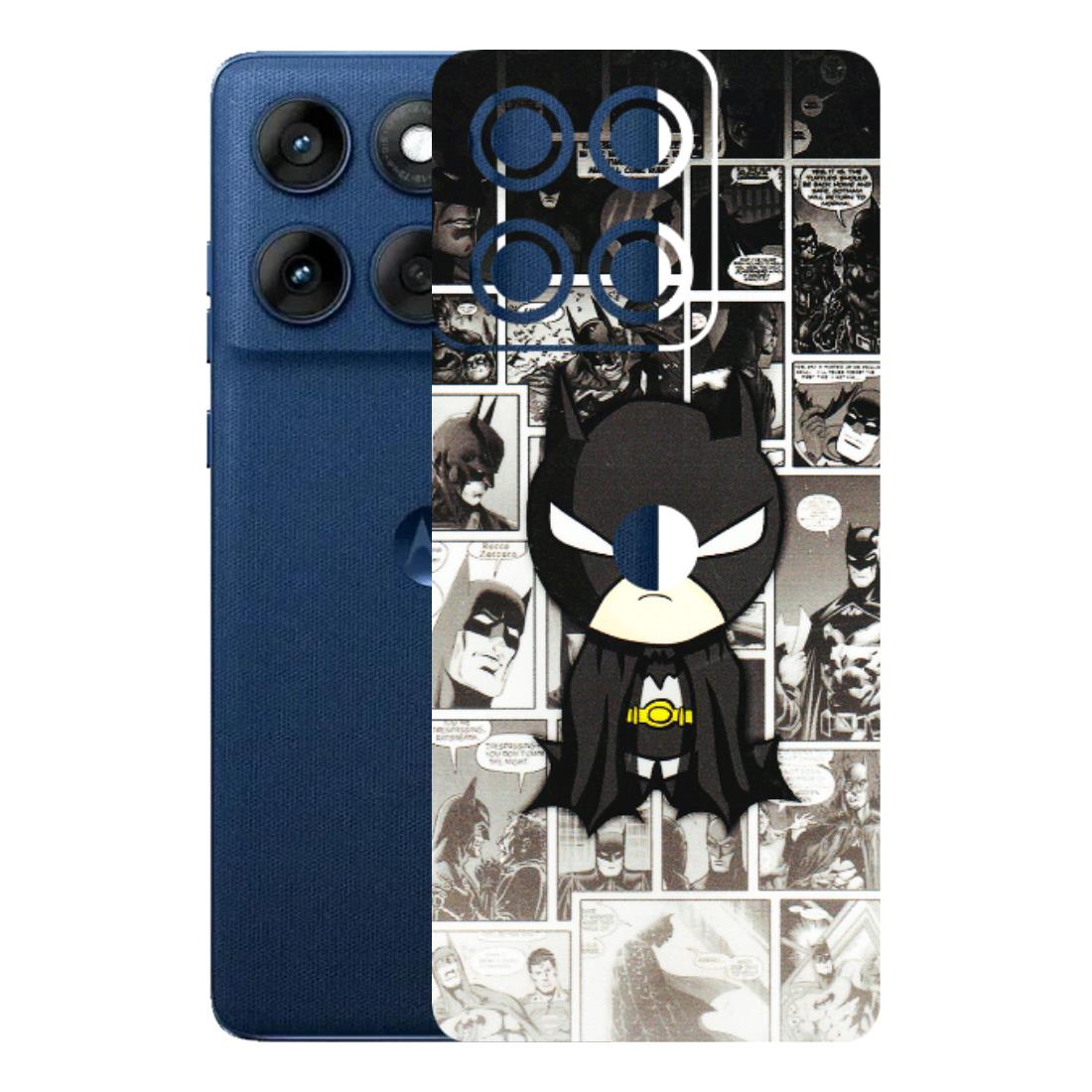 Motorola Phone Skins (All Models) - Toon Batman - 3D Embossed Finish (L-182) Motorola Edge 60