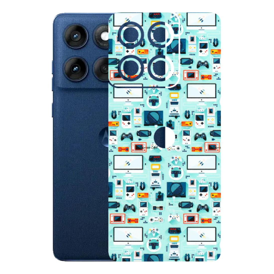 Motorola Phone Skins (All Models) - Gadgets Doodle - 3D Embossed Finish (L-184) Motorola Edge 60