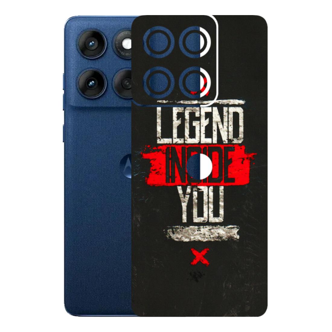Motorola Phone Skins (All Models) - Legend Inside You - 3D Embossed Finish (L-186) Motorola Edge 60