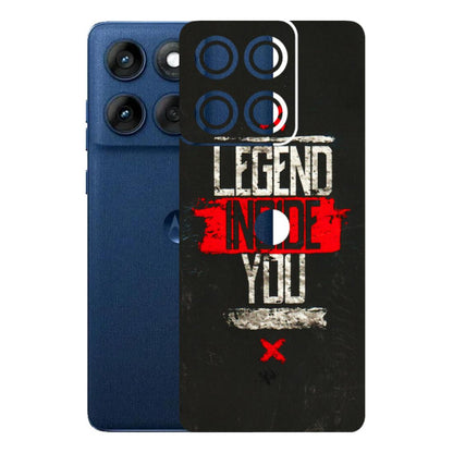 Motorola Phone Skins (All Models) - Legend Inside You - 3D Embossed Finish (L-186) Motorola Edge 60